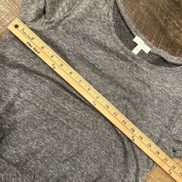 Leith Anthropologie Women's Blouson Bodycon Ruched Dress Heather Gray Size M - Picture 6 of 9